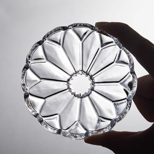 zeroHero Prisma Walnut Glass Dripper