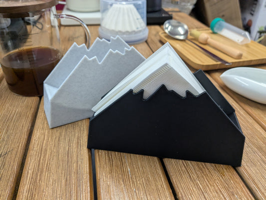 3D-Printed Customisable V60 V01 Filter Paper Holder (Mountain-Style)