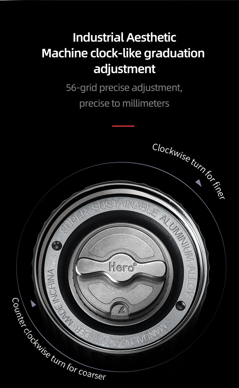 zeroHero Z3 PRO Coffee Hand Grinder