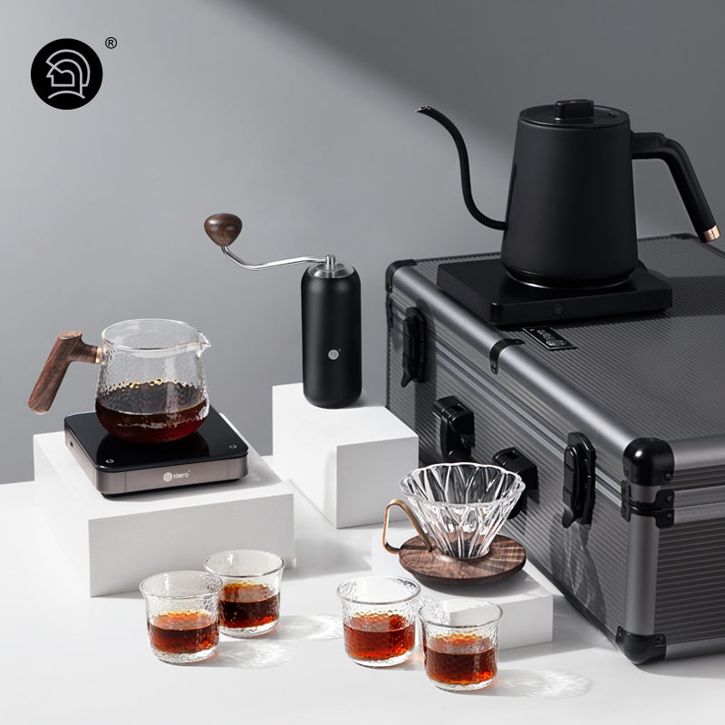 zeroHero Pourover Filter Coffee Suitcase Premium Gift Set